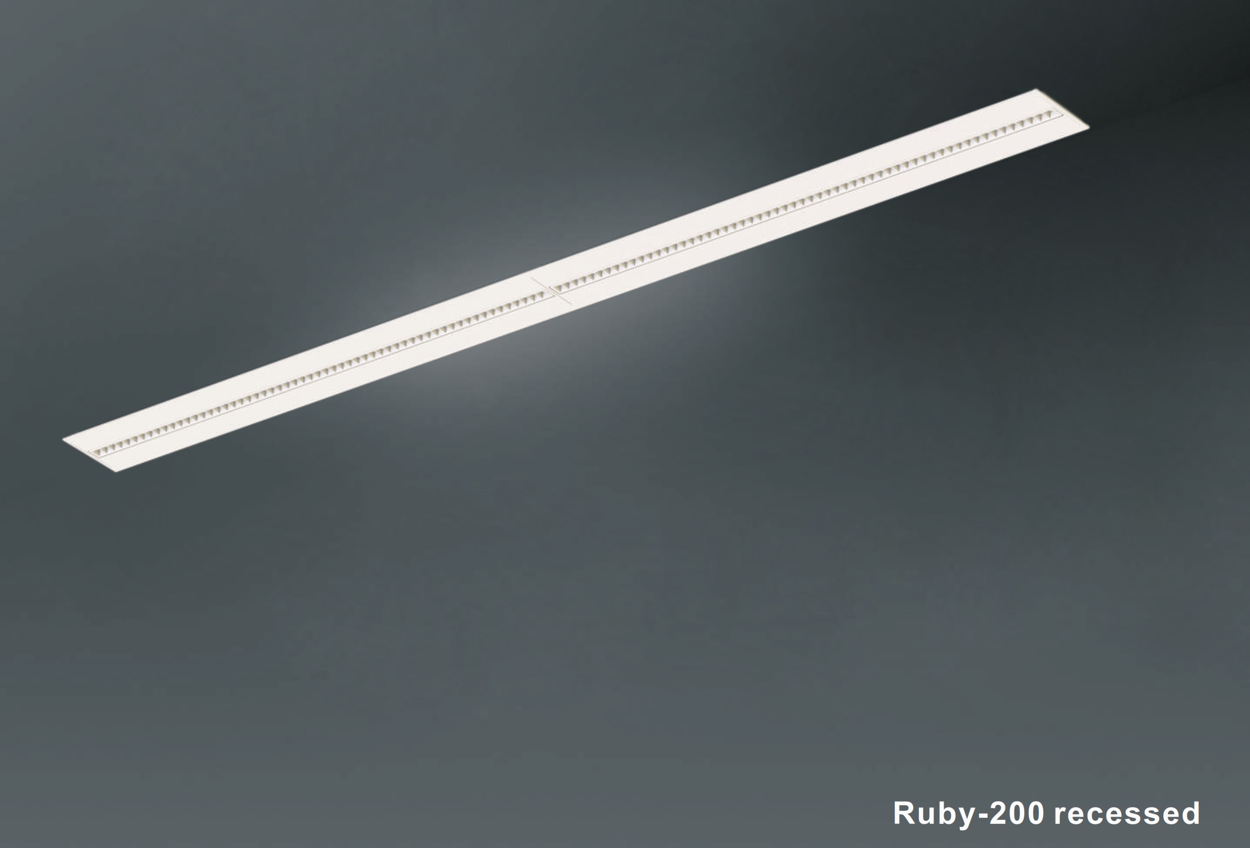 Recessed LED ceiling fixture series Ruby